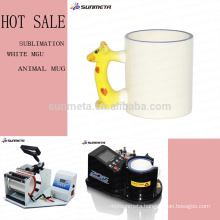 sublimation animal white mug for advertisment and pomotion gift with competitive price